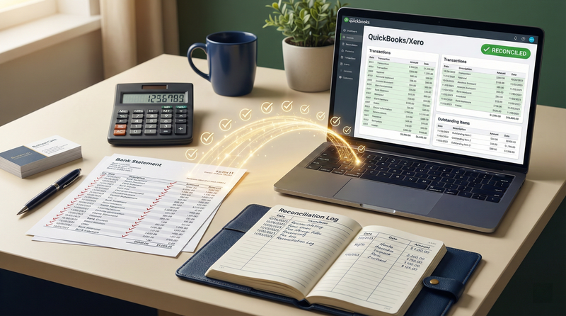 The Bank Reconciliation Process: A Step-by-Step Guide (2026) - FinSheet AI